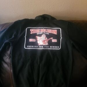 True Religion Black Hoodie for Boys